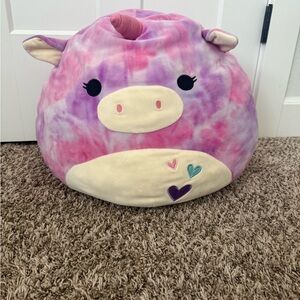 16” Lola Squishmallows Pink and Purple Tie-Dye Unicorn Plush